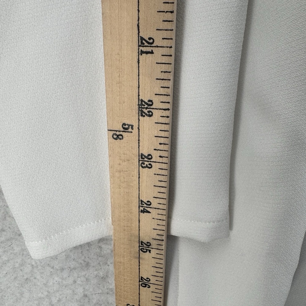 Danielle‎ Bernstein Mini Dress Womens XL White Rhinestone Bling Button Party NWT - Picture 8 of 13